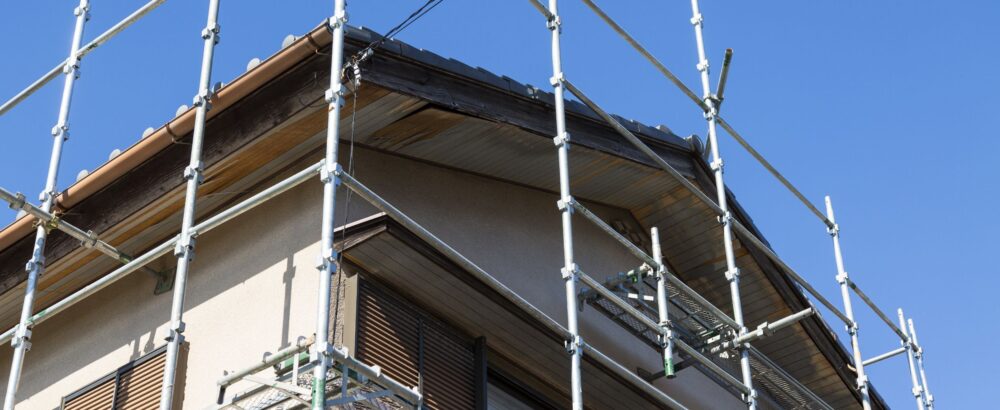 外壁・屋根塗装における足場の重要性