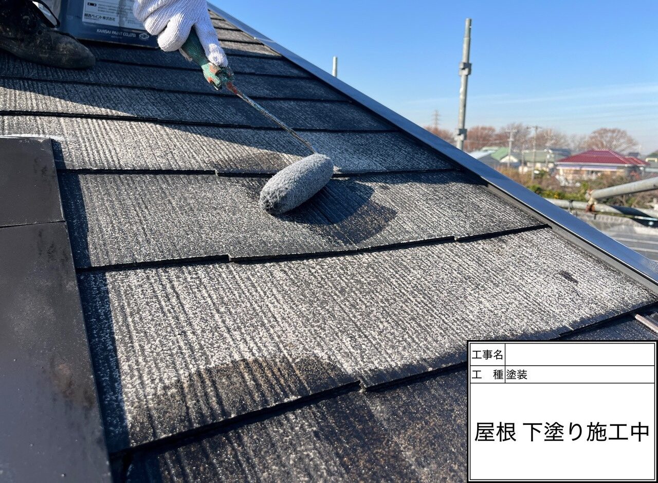 松戸市　屋根塗装